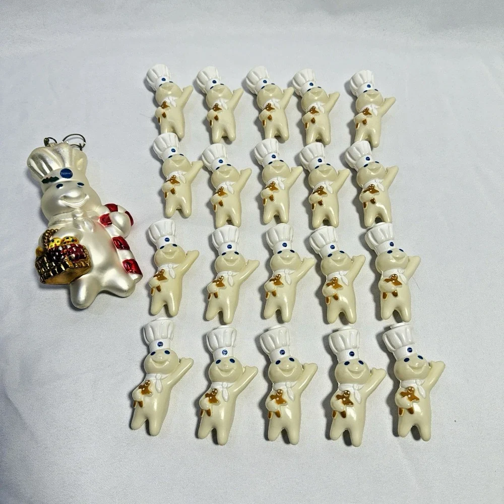 2000 Kurt Alder Polonaise‎ Pillsbury Doughboy Ornament And 10 Light Covers